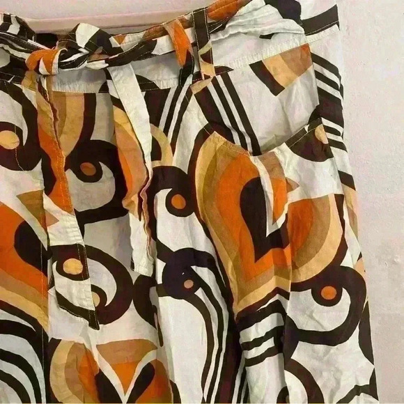 Vintage Western Fringed Skirt with Fall Colors Design Size Large - Picture 3 of 12